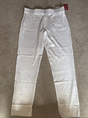 Men’s Rawlings  straight fit White Baseball Pants